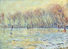 Claude Monet, Les Patineurs à Giverny (Pattinatori a Giverny). 1899
